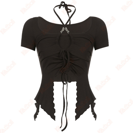 fashion fake two-piece t shirt